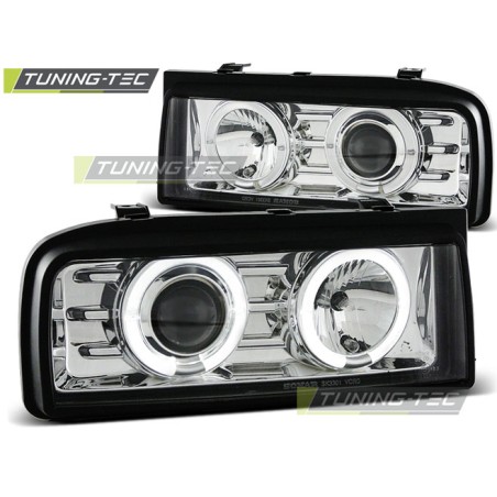 Phares Angel Eyes Chrome pour VW Corrado 88-95