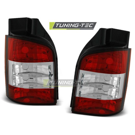 Feux arrière rouge blanc pour VW T5 04.03-09 Feux arrière rouge blanc pour VW T5 04.03-09