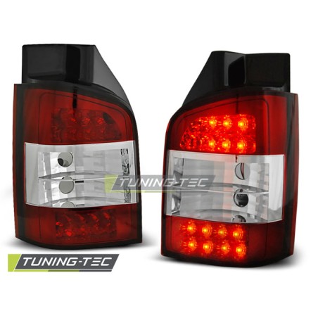 Feux arrière LED rouge blanc pour VW T5 04.03-09