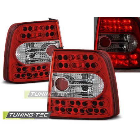 Feux arrière LED rouge blanc pour VW Passat B5 11.96-08.00 berline