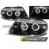 Phares Angel Eyes noirs pour VW Passat 3BG 09.00-03.05 Phares Angel Eyes noirs pour VW Passat 3BG 09.00-03.05