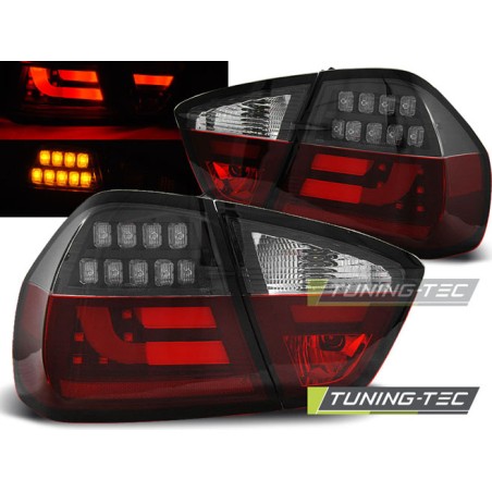 Feux arrière LED BAR rouge blanc noir pour BMW E90 03.05-08.08