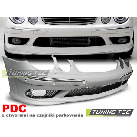 Pare-chocs avant sport PDC compatible MERCEDES W211 02-06 Pare-chocs avant sport PDC compatible MERCEDES W211 02-06