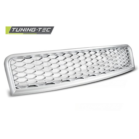 Grille Sport Argent pour AUDI A4 (B6) 10.00-10.04