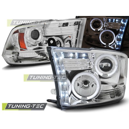 DODGE RAM 09-18 ANGEL EYES CHROME