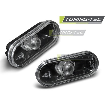 Clignotant latéral noir compatible avec VW Golf 4 / Bora 95- / Golf 3 95- / Ibiza 95-99 / Toledo