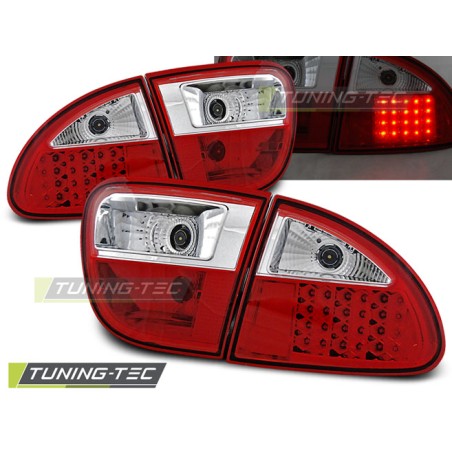 Feux arrière LED rouge blanc pour SEAT LEON 04.99-08.04