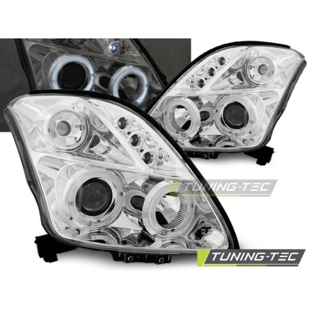 SUZUKI SWIFT 05.05-10 ANGEL EYES CHROME