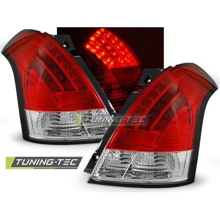 SUZUKI SWIFT 05.05-10 ROUGE BLANC LED