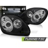 Phares Angel Eyes Noirs pour MERCEDES R170 SLK 04.96-04 Phares Angel Eyes Noirs pour MERCEDES R170 SLK 04.96-04