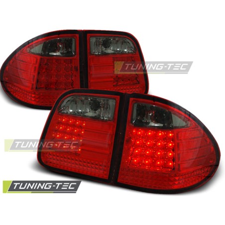 Feux arrière LED rouge fumé pour MERCEDES W210 95-03.02 KOMBI