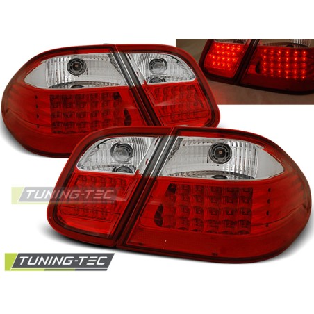 Feux arrière LED rouge blanc pour MERCEDES W208 CLK 03.97-04.02