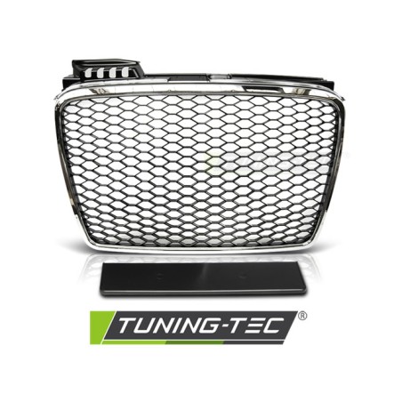 Grille Sport Chrome pour AUDI A4 (B7) 11.04-03.08 Grille Sport Chrome pour AUDI A4 (B7) 11.04-03.08