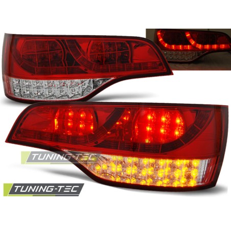 Feux arrière LED rouge blanc pour AUDI Q7 06-09 Feux arrière LED rouge blanc pour AUDI Q7 06-09