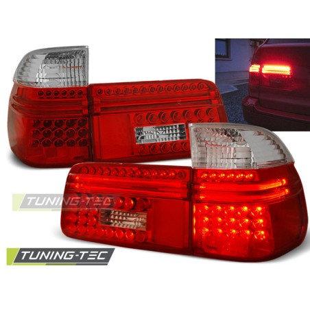 Feux arrière LED rouge blanc pour BMW E39 97-08.00 Touring