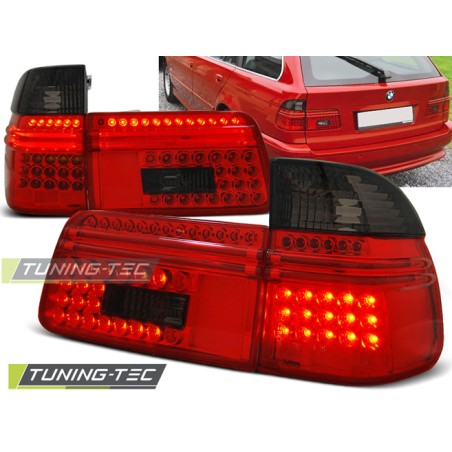 Feux arrière LED rouge fumé pour BMW E39 97-08.00 Touring