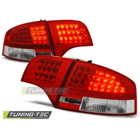 Feux arrière LED rouge blanc pour AUDI A4 B7 11.04-11.07 berline