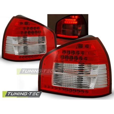 Feux arrière LED rouge blanc pour AUDI A3 08.96-08.00