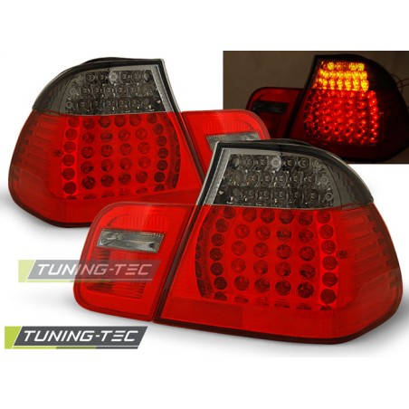 Feux arrière LED rouge fumé pour BMW E46 05.98-08.01 berline Feux arrière LED rouge fumé pour BMW E46 05.98-08.01 berline
