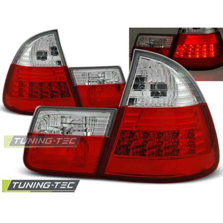 Feux arrière LED rouge blanc pour BMW E46 99-05 Touring Feux arrière LED rouge blanc pour BMW E46 99-05 Touring