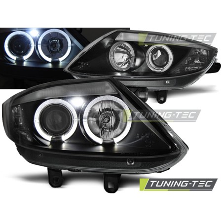 PHARES ANGEL EYES NOIRS pour BMW Z4 E85 E86 02-08