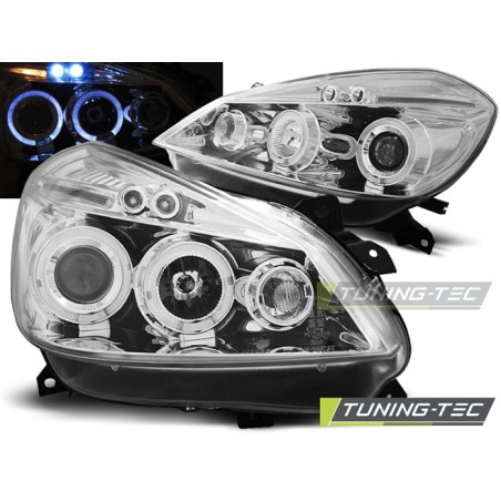 RENAULT CLIO 3 05-09 ANGEL EYES CHROME