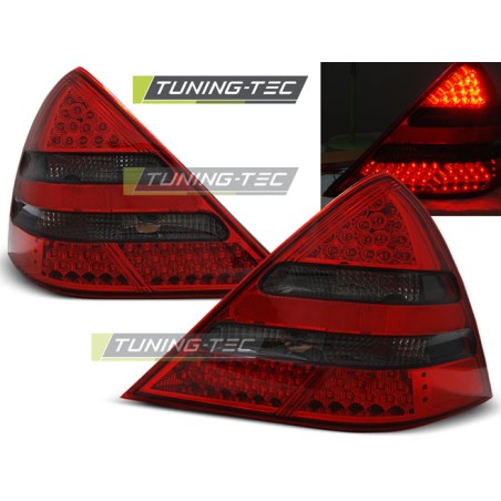 Feux arrière LED rouge fumé pour MERCEDES R170 SLK 04.96-04