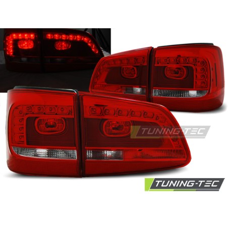 FEUX ARRIÈRE LED ROUGE BLANC pour VW TOURAN 08.10-