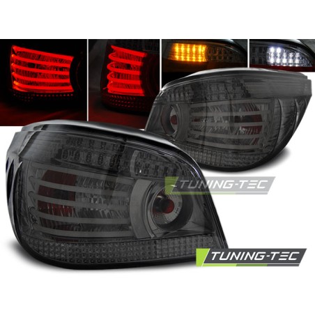 Feux arrière LED fumés compatibles BMW E60 07.03-07