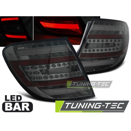 Feux arrière LED BAR fumés pour MERCEDES C-KLASA W204 KOMBI 07-10