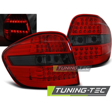 Feux arrière LED rouge fumé pour MERCEDES M-KLASA W164 05-08 Feux arrière LED rouge fumé pour MERCEDES M-KLASA W164 05-08