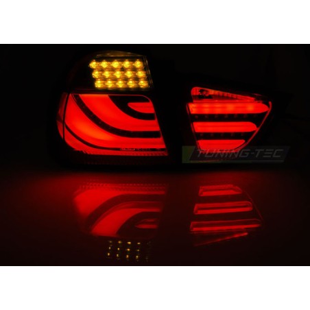 Feux arrière LED BAR rouges compatibles BMW E90 09-11