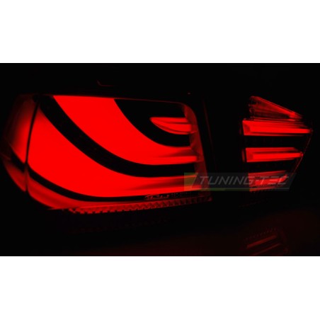 Feux arrière LED BAR rouges compatibles BMW E90 09-11