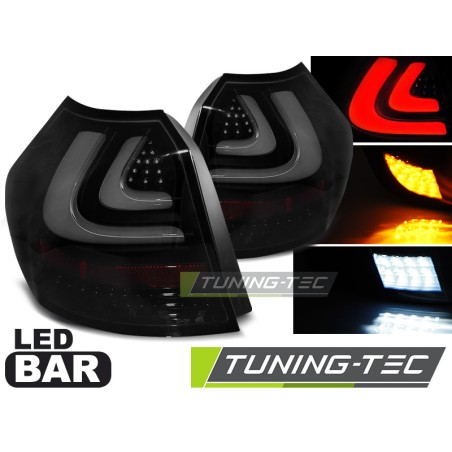 Feux arrière LED BAR fumé noir pour BMW E87 04-08.07