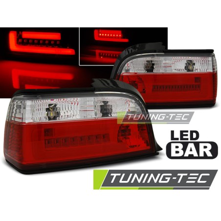 Feux arrière LED BAR rouge blanc pour BMW E36 12.90-08.99 C/C Feux arrière LED BAR rouge blanc pour BMW E36 12.90-08.99 C/C