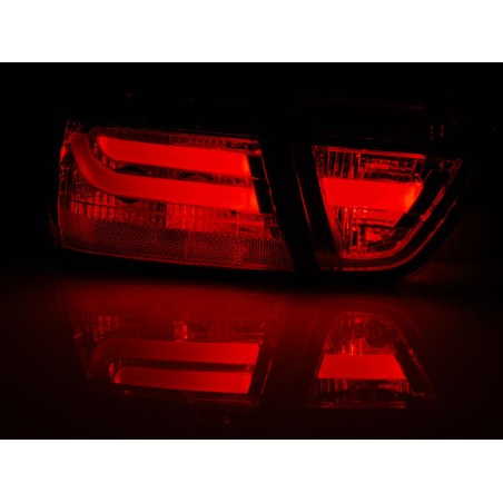 Feux arrière LED BAR rouges compatibles BMW E90 03.05-08.08