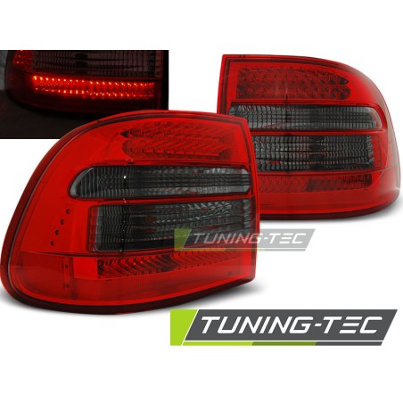 Feux arrière LED rouge fumé pour PORSCHE CAYENNE 02-06 Feux arrière LED rouge fumé pour PORSCHE CAYENNE 02-06