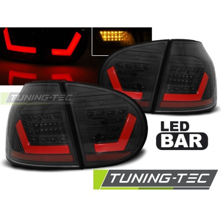 Feux arrière LED BAR noirs pour VW GOLF 5 10.03-09