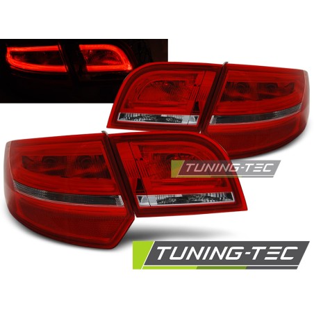 Feux arrière LED rouge blanc pour AUDI A3 8P 04-08 SPORTBACK Feux arrière LED rouge blanc pour AUDI A3 8P 04-08 SPORTBACK