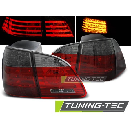 Feux arrière LED rouge fumé pour BMW E61 04-03.07 Touring Feux arrière LED rouge fumé pour BMW E61 04-03.07 Touring