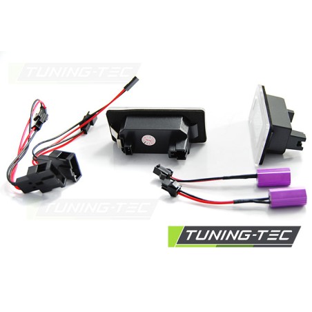 Feux de plaque LED transparents compatibles avec AUDI Q5 / A4 08-10 / A5 / TT / VW PASSAT B6 KOMBI Feux de plaque LED transparents compatibles avec AUDI Q5 / A4 08-10 / A5 / TT / VW PASSAT B6 KOMBI