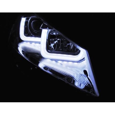 Phares U-LED Chrome pour VW Golf 7 11.12-17