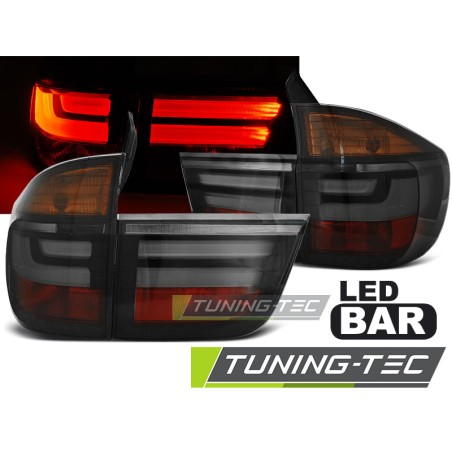 FEUX ARRIÈRE LED FUMÉ pour BMW X5 E70 03.07-05.10 FEUX ARRIÈRE LED FUMÉ pour BMW X5 E70 03.07-05.10