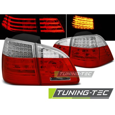 Feux arrière LED rouge blanc pour BMW E61 04-03.07 Touring Feux arrière LED rouge blanc pour BMW E61 04-03.07 Touring