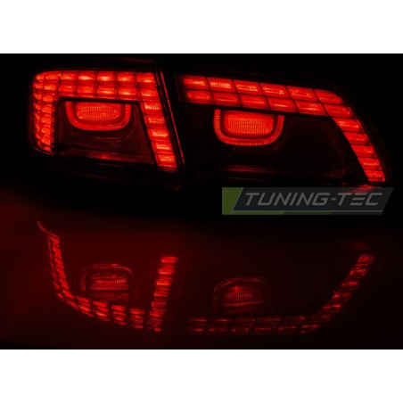 Feux arrière LED rouge blanc pour VW Passat B7 berline 10.10-10.14 Feux arrière LED rouge blanc pour VW Passat B7 berline 10.10-10.14