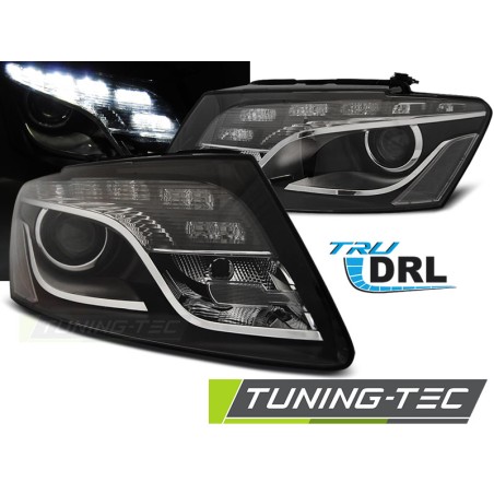 Phare Audi Q5 led DRL noirs 11.08 - 09.12