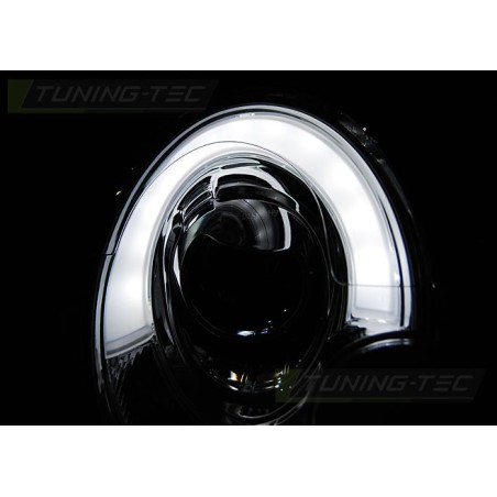 PHARES TUBE LIGHT NOIR pour BMW MINI (COOPER) 06-14