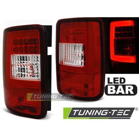 Feux arrière LED BAR rouge blanc pour VW CADDY 03-03.14 Feux arrière LED BAR rouge blanc pour VW CADDY 03-03.14