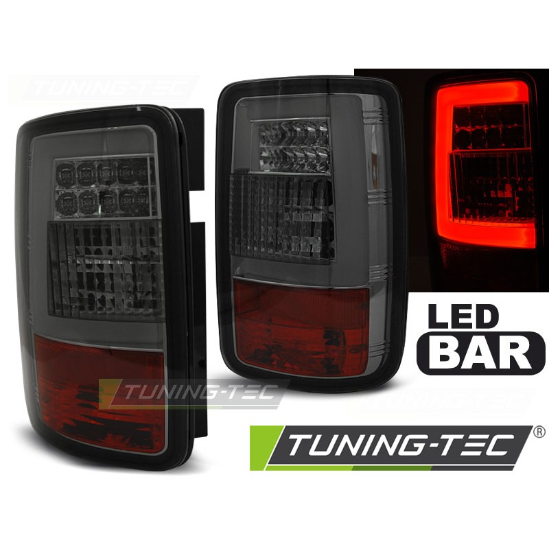 Feux arrière LED BAR fumés pour VW CADDY 03-03.14 Feux arrière LED BAR fumés pour VW CADDY 03-03.14