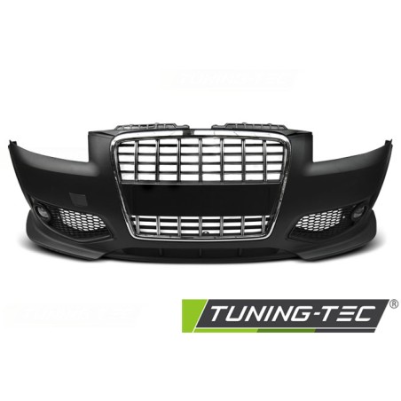 Pare-chocs avant sport chrome noir compatible AUDI A3 06.05-04.08 Pare-chocs avant sport chrome noir compatible AUDI A3 06.05-04.08